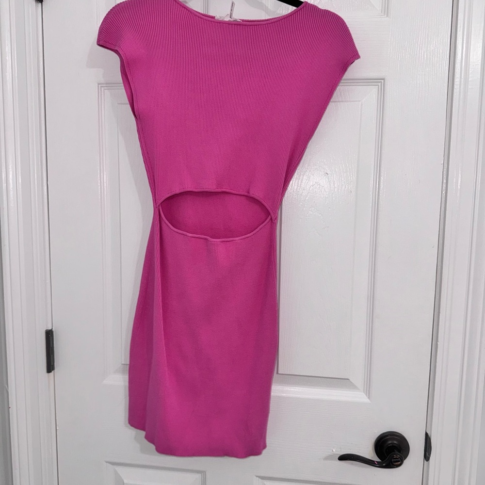 Pink Boutique Cut-Out Dress